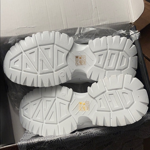 Cavalli Class White Sneakers with Gold Highlights - Picture 9 of 9